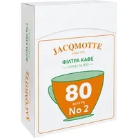 JACQMOTTE Φίλτρα Καφετιέρας Νο2 80τεμ