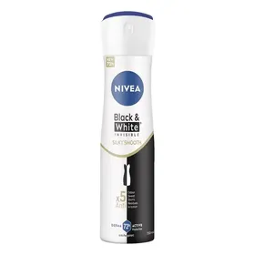 Nivea Black & White Invisible Silky Smooth Αποσμητικό Σπρέι 150ml.