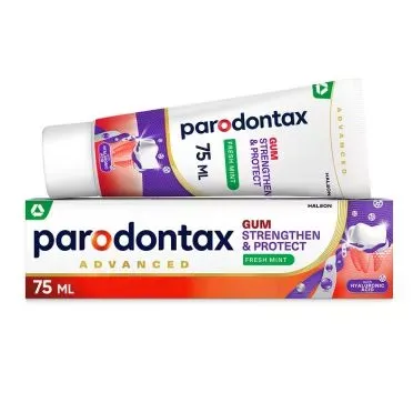 Parodontax Gum Strengthen & Protect Fresh Mint, Οδοντόκρεμα καθημερινής χρήσης με Υαλουρονικό Οξύ, 75ml