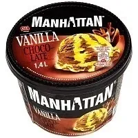 Manhattan Παγωτό Βανίλια-Σοκολάτα 700gr (1400ml)