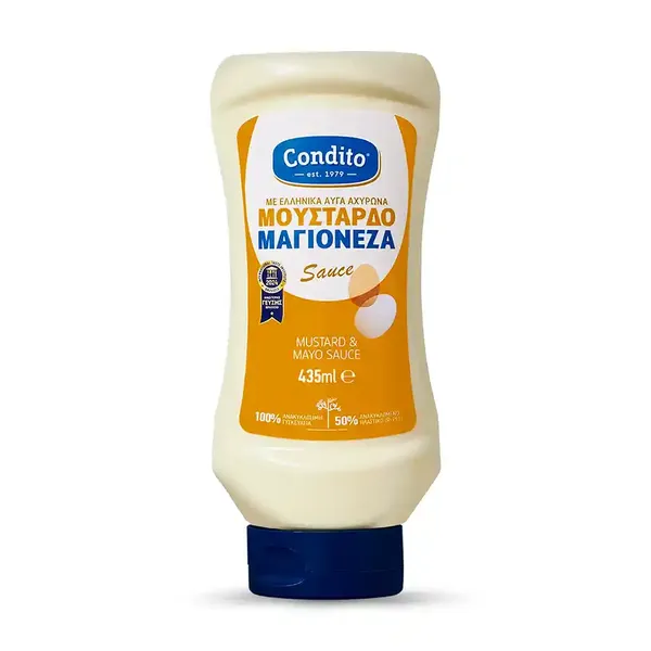 CONDITO Μουσταρδομαγιονέζα Sauce Χωρίς γλουτένη 435ml