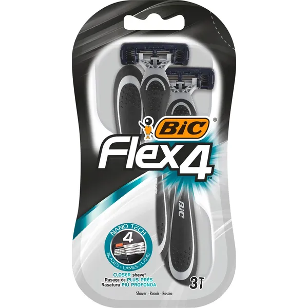 BIC ξυραφάκια comfort 4 Flex 4 3 τεμάχια