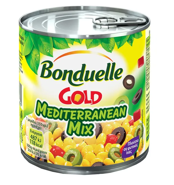 Λαχανικά σε κονσέρβα Mediterranean Mix Bonduelle 310g