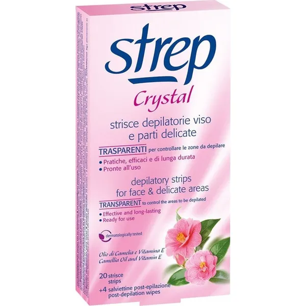 STREP Αποτριχωτικές Ταινίες Προσώπου 20 Τεμάχια