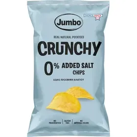 Chips Crunchy χωρίς αλάτι 140γρ.