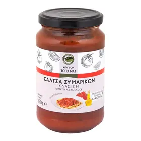 Σάλτσα ζυμαρικών με βασιλικό & ελαιόλαδο, κλασική με ελαιόλαδο 350γρ.