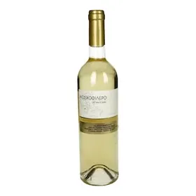 EXCLUSIVE AB Οίνος Λευκός Ξηρός Μοσχοφίλερο ΠΓΕ 750ml
