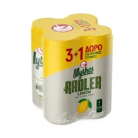 MYTHOS Μπύρα Radler Λεμόνι Κουτί 4x330ml