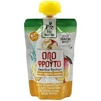 ΕύBio Πουρές Φρούτων Μήλο-Mάνγκ-Ανανάς 100g