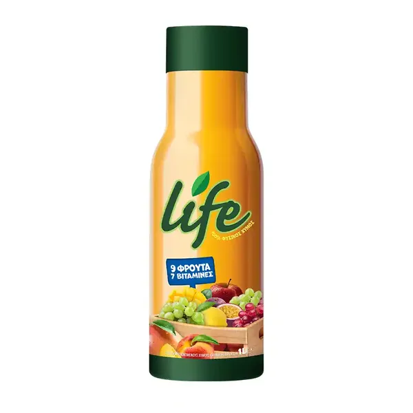 Δέλτα Life Φυσικός Χυμός 9 Φρούτα 1lt.