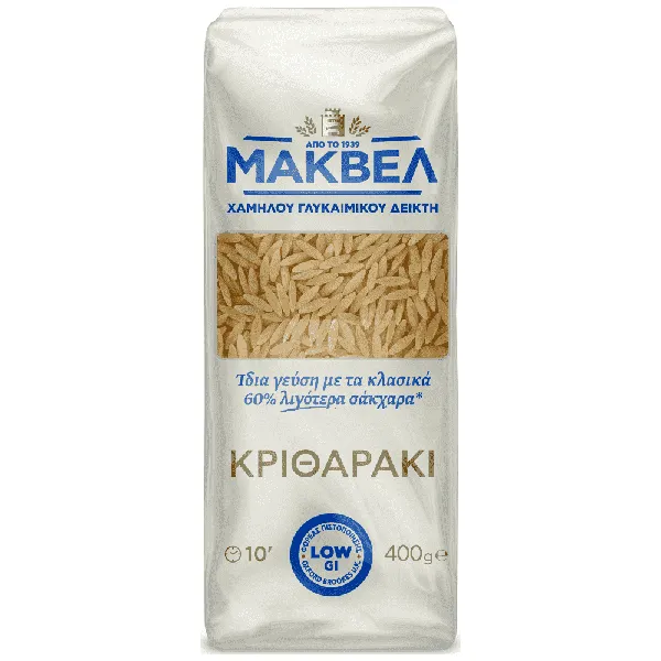 Μακβέλ Κριθαράκι Χαμηλού Γλυκαιμικού
