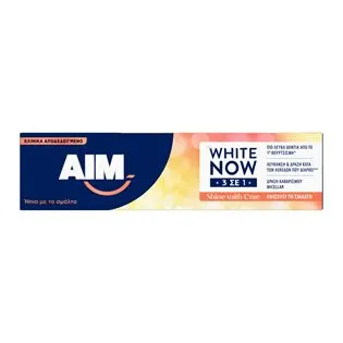 AIM WHITE NOW 3XΕ 1 ORIGINAL Οδοντόκρεμα 75ml