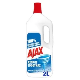 AJAX Καθαριστικό Πατώματος Άσπρος Σίφουνας Classic 2lt