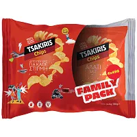Tsakiris Chips Αλάτι 45gr (4τεμ)