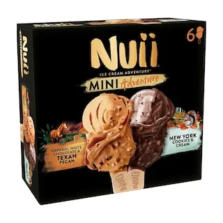 NUII Παγωτό Texan Pecan & New York Cookies 256g