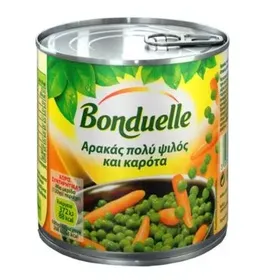 BONDUELLE ΑΡΑΚΑΣ ΠΟΛΥ ΨΙΛΟΣ & ΚΑΡΟΤΑ 400g