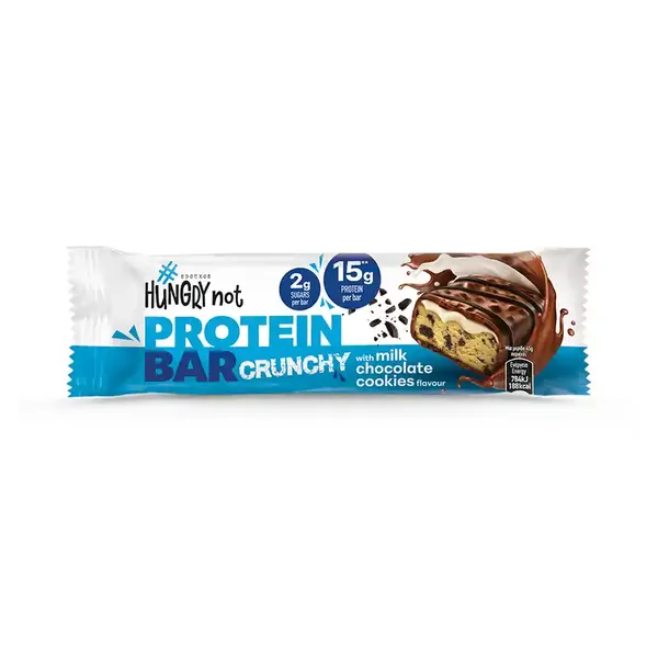Hungry Not Protein Μπάρα Crunchy Cookies 45γρ.