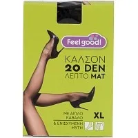 Feel Good! Καλσόν 20D Μαύρο XL 1 τεμ.