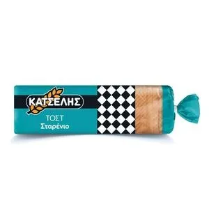 ΚΑΤΣΕΛΗΣ Ψωμί για Τοστ Σταρένιο 720g