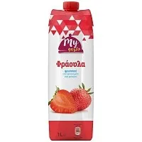 My Gusto Φρουτοποτό Φράουλα 1lt