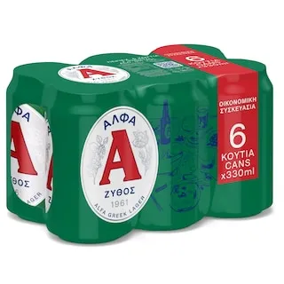 ΑΛΦΑ Μπίρα Lager 6x330ml