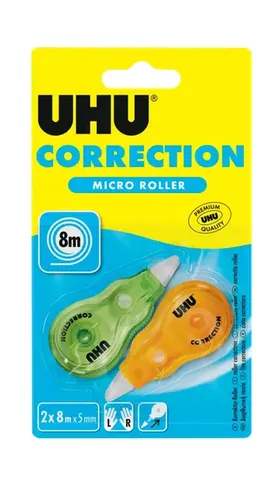 UHU micro roller blister 5mmx8m 2τεμ.