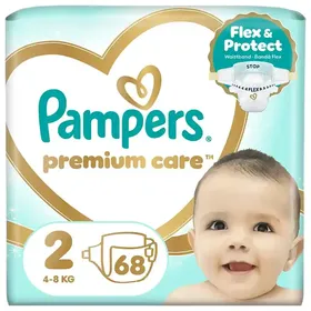 PAMPERS Premium Care Πάνες Νο2 4-8kg 68τεμ