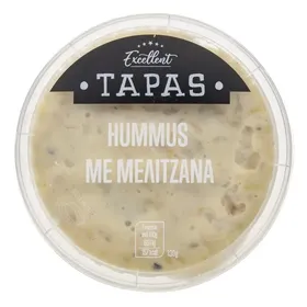 hummus με μελιτζάνα