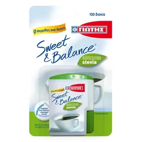 ΓΙΩΤΗΣ sweet & balance γλυκαντικό με στέβια σε δισκία 6,5g (100τεμ.)