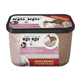 Παγωτό Heartmade Βανίλια Φράουλα 1.5kg
