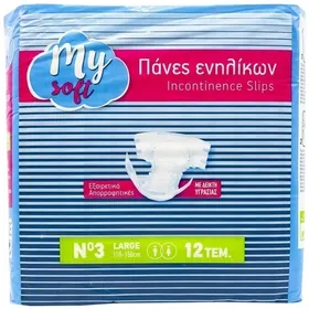 My Soft Ανοιχτές Πάνες Ακράτειας Νο3 Large 12..