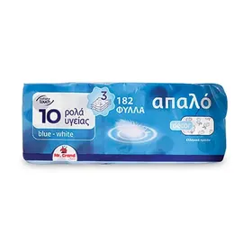 MrGrand Χαρτί Υγείας Blue White 3Φύλλων 920γρ. 10τεμ.
