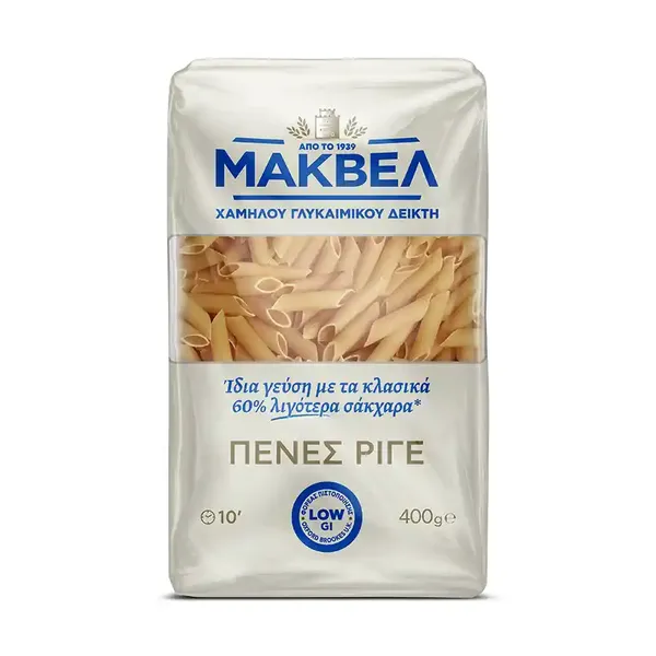 Mάκβελ Πένες Χαμηλού Γλυκαιμικού Δείκτη 400gr