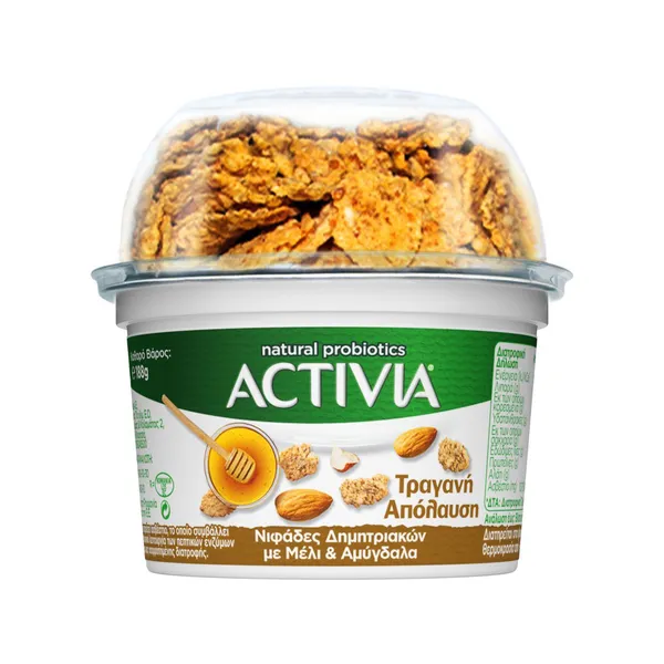 ACTIVIA Fiber Γκρανόλα Επιδόρπιο Γιαουρτιού 160γρ