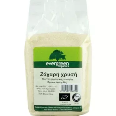 Ζάχαρη Χρυσή 500g Evergreen Bio