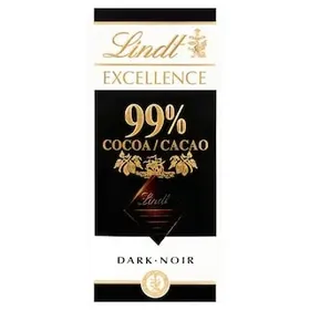 LINDT Σοκολάτα Υγείας Excellence 99% 50g