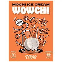 Wowchi-Mochi Ice Cream Vanilla & Nuts 6τεμ 192gr
