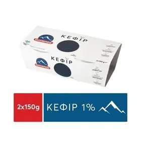Κεφίρ 1% Γιαούρτι 2*150γρ.