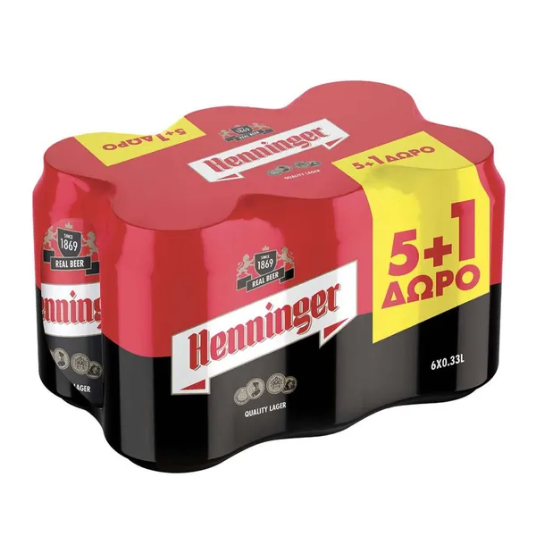 HENNINGER 330ml 5+1 δώρο