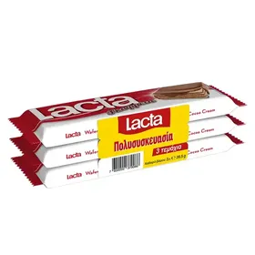 Lacta Γκοφρέτα Οικογενειακή Συσκευασία 9x28,6γρ.
