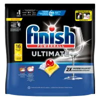 FINISH Ultimate Κάψουλες Πλυντηρίου Πιάτων Λεμόνι 16 τεμάχια