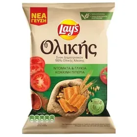 LAYS Σνακ Δημητριακών με Ντομάτα & Γλυκιά Πιπεριά 95g