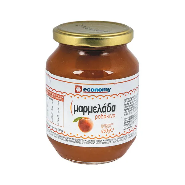 Μαρμελάδα 450γρ (ροδάκινο / βερίκοκο / κεράσι / φράουλα)