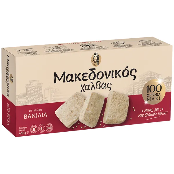 Χαλβάς κακάο ή βανίλια 400gr