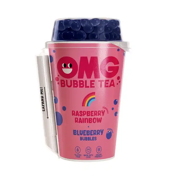 Omg Bubble Κρύο Τσάι Γεύση Raspberry 270ml.