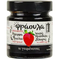 Άλειμμα Φράουλα Χωρίς Ζάχαρη Οι Γουμένισσες 220g