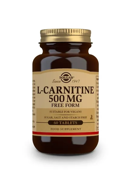 SOLGAR L-Carnitine 500mg 30 ταμπλέτες