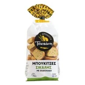 Παξιμάδι μπουκίτσες σίκαλης με ελαιόλαδο ΤΣΑΤΣΑΚΗΣ 400gr