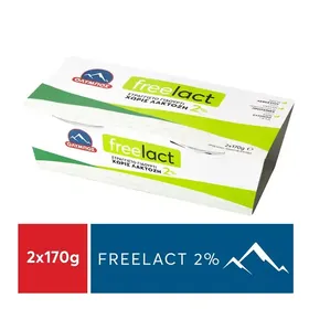 ΟΛΥΜΠΟΣ Γιαούρτι Στραγγιστό 2% Freelact 2x170g