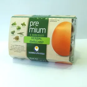 αυγά premium αχυρώνα 53-63γρ. medium 6τεμ.